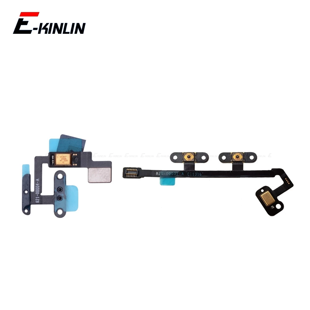 2PCS Power Button On//Off Volume Control Flex Ribbon Cable Part For Apple Ipad 2