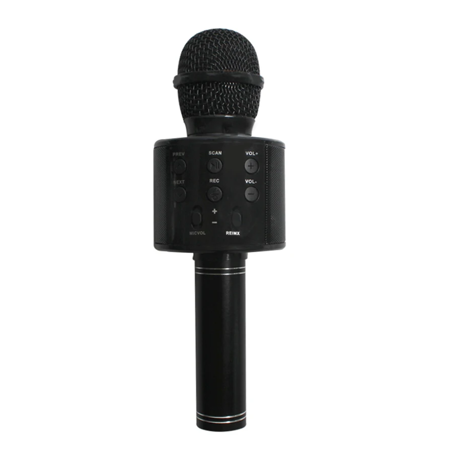 Microphone portable karaoké WS-858 Bluetooth sans fil