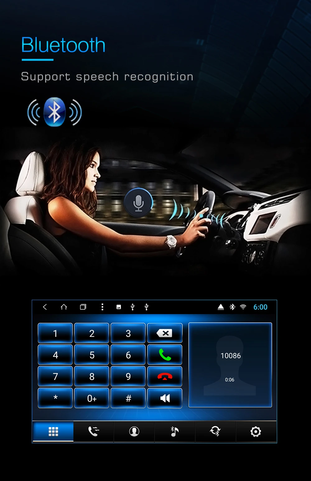 Top ONKAR 1 din android auto radio for Renault Arkana 2019 with android 8.1 support original steering wheel control with USB SD port 11