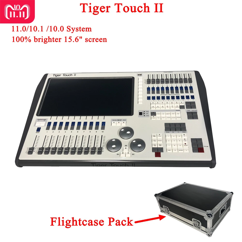 

NEW Tiger Touch II Controller DJ Equipment DMX 512 Console Stage Lighting For LED Par Moving Head Spotlights Disco DJ Controlle