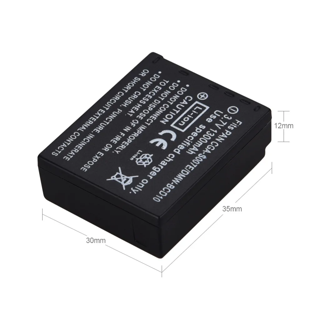 1 шт. 3,7 V 1300 мА/ч, CGA-S007 Перезаряжаемые Камера Батарея/USB кабель для Panasonic Lumix DMC TZ1 TZ2 TZ3 TZ4 TZ5 TZ50 TZ15 Lumix DMC-TZ15GK Батарея