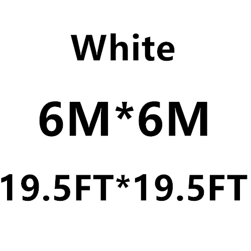 VILEAD 6 м x 6 м(19,5 x 19,5фт) Белоснежка цифровая камуфляжная сеть военный армейский Камуфляжный сетчатый солнцезащитный крем солнцезащитный навес палатка - Цвет: White