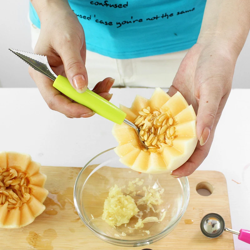 Ice Cream Watermelon Melon Baller Dig Ball Scoop Spoon Baller Fruit
