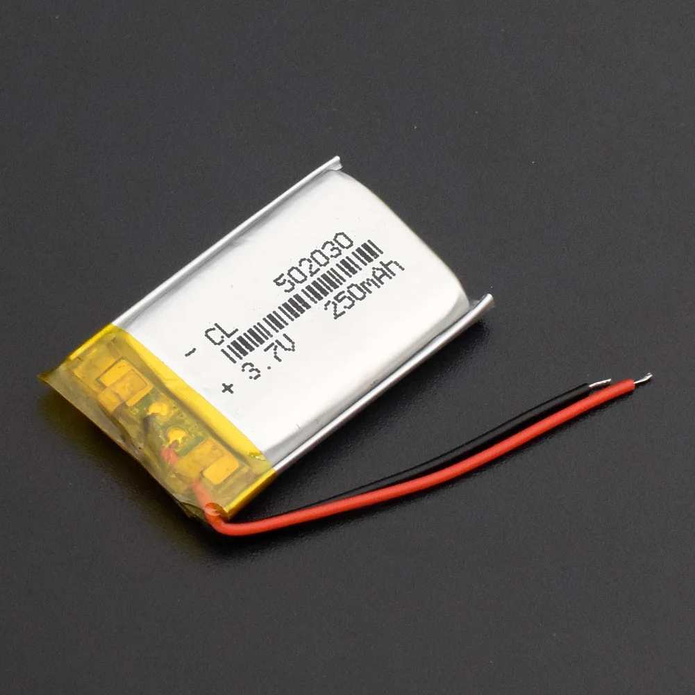 502030 3,7 V 250mAh литий-ионная батарея Lipo cells литий-полимерная аккумуляторная батарея для MP3 MP4 спикера тахографа автомобиля dvr - Цвет: 502030 250mAh 1pc