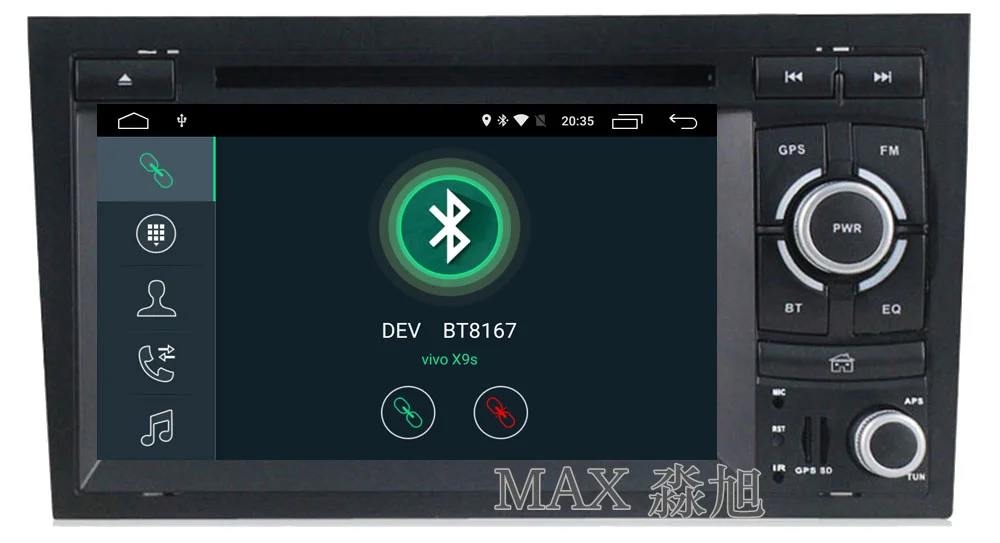 Clearance MAX For Audi A4 B6 B7 S4 2003-2011 Car Radio GPS Navigation System CD Player Bluetooth call/music SWC free map 4G Mirror Link 6