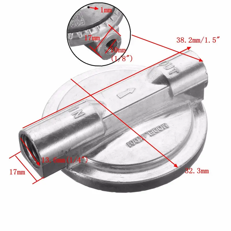 

Hot Sale 38.2mm Propane Regulator LP Gas Low Pressure Smoker Stove Natural Cylinder Valve 11 Inch W.C Best Price