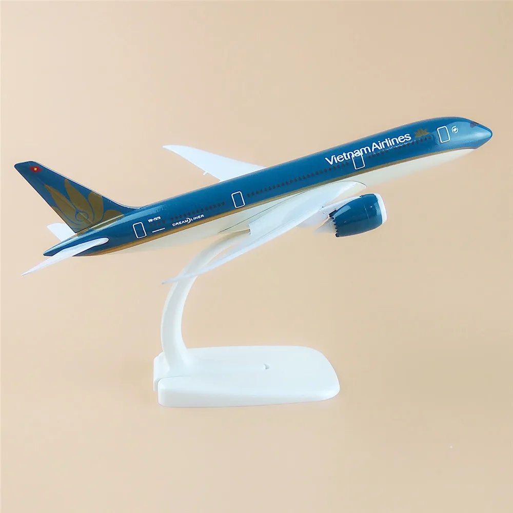 Новинка 20 см металлическая модель самолета Air Vietnam Airlines Boeing 787 B787 Airways W подставка