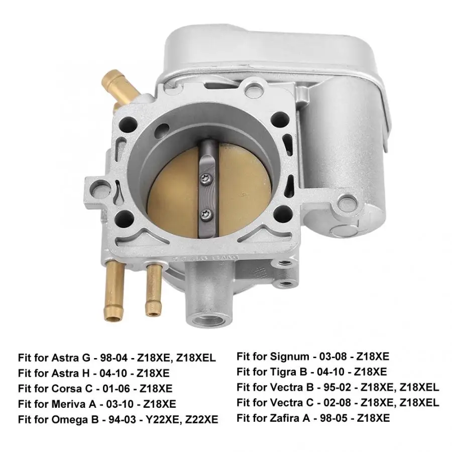 Дроссельная заслонка 09128518 09196357 подходит для Astra Meriva Vectra lntake коллектор дроссельной заслонки воздухозаборная система Автомобильные аксессуары
