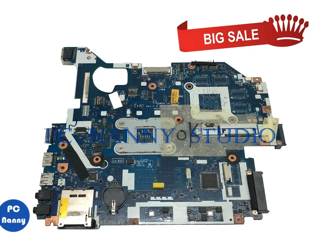 Pcbabá para Acer Asipre V3551 Nv52 Computador Portátil Placa-mãe Ddr3 Nb. C1711.001 Nbc1711001 Q5wv8 La8331p Notebook Mainboard Testado Placa-mãe para notebook - Imagem 3