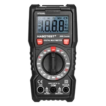LCD Digital Multimeter AC/DC Digital Mini Multimeter probe For Voltmeter Ammeter Ohm Tester Meter zeast vc97 digital multimeter 3 3 4 capacitor frequency tester meter professional electric leads instruments lcd probe