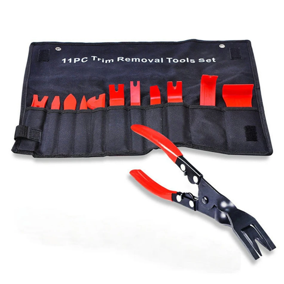 

12pcs Car Audio Maintenance kit Plastic Repairing Tool Car Radio Door Trim Panel Clip Tools DVD navigatio Removal Installation