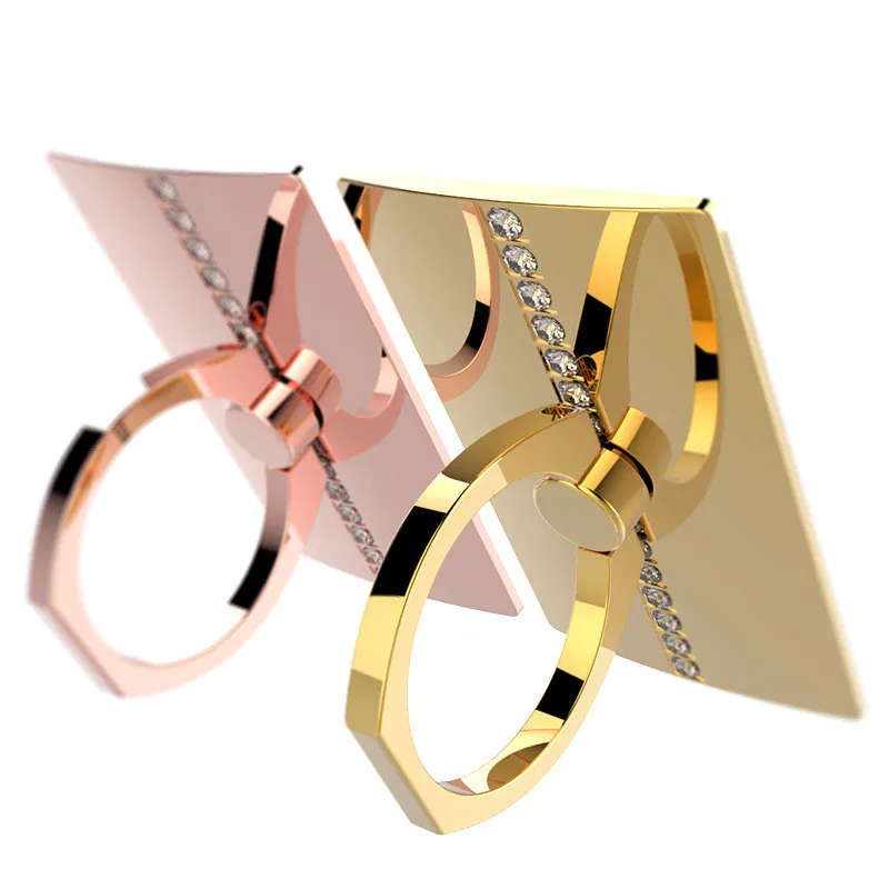 

Cell phone iring Luxury water drill lazy Suef buckle mobile bracket mobile phone holder convenient multi color phone grip