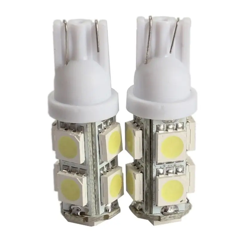 2 шт. 194 168 W5W T10 9SMD 5050 светодиодный белый светильник автомобиль лампа заднего