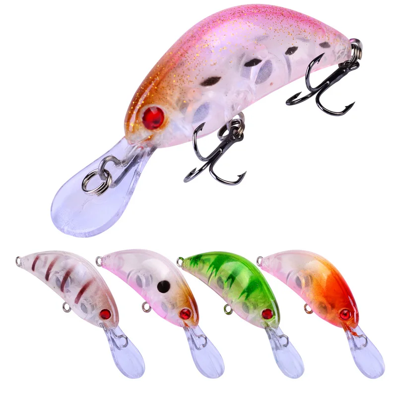 

1Pcs/ Small Road Lure Bait Plastic Bait 5.5cm / 3.8g Rock Fat Bait Bionic Bait Fishing Fishing Accessories