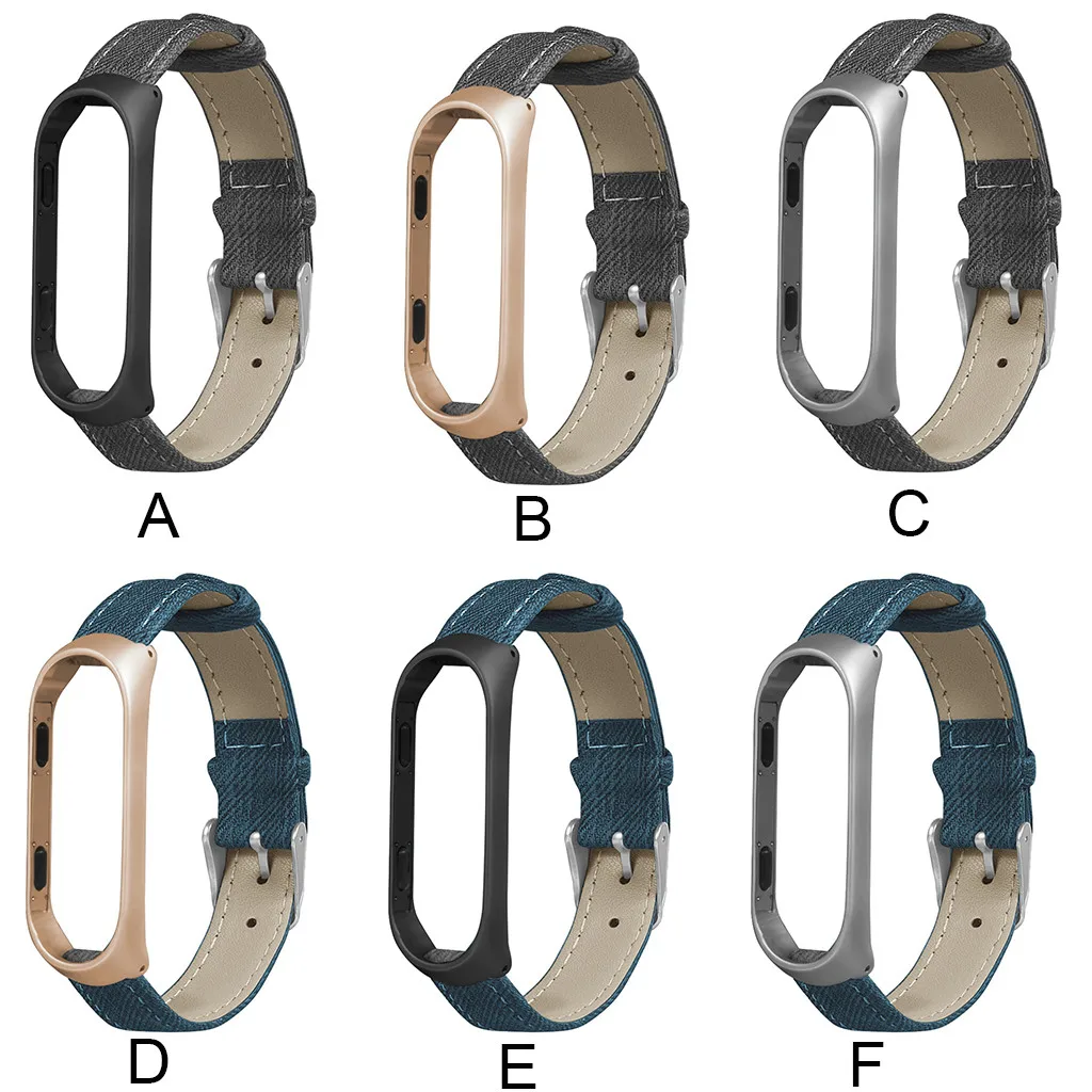 Модный ремешок для часов, синий, серый, джинсовый браслет, металлический чехол, ремешок для часов, ремешок для Xiaomi Mi, 3, сказочный ремешок для часов