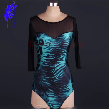 

Latin dance costume sexy spandex gauze long sleeves latin dance top for women latin dance jackets 2XS-6XL