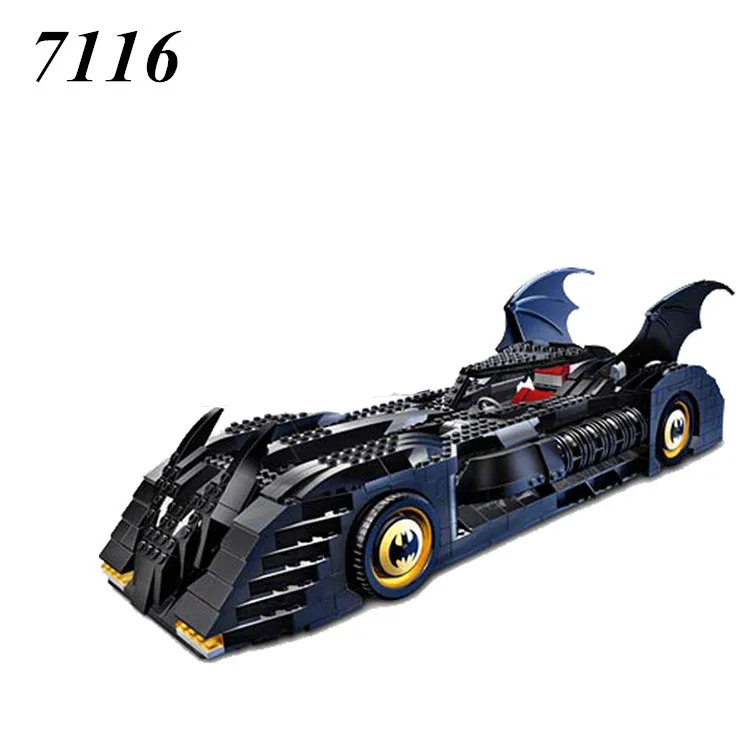 7116 Бэтмобиль tumbler совместим с 7784 супер героями Бэтмен строительные блоки