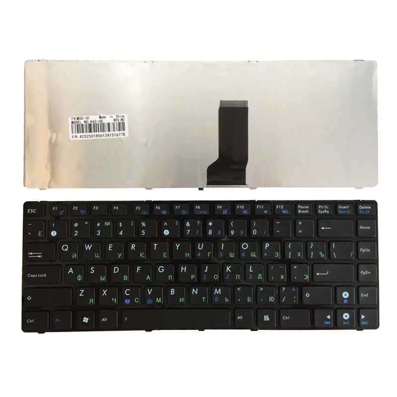 Новая русская клавиатура для ASUS K42JP K42JE K42JR K42JK K42JB K42JC K42N P43 P43E RU Черная | Компьютеры