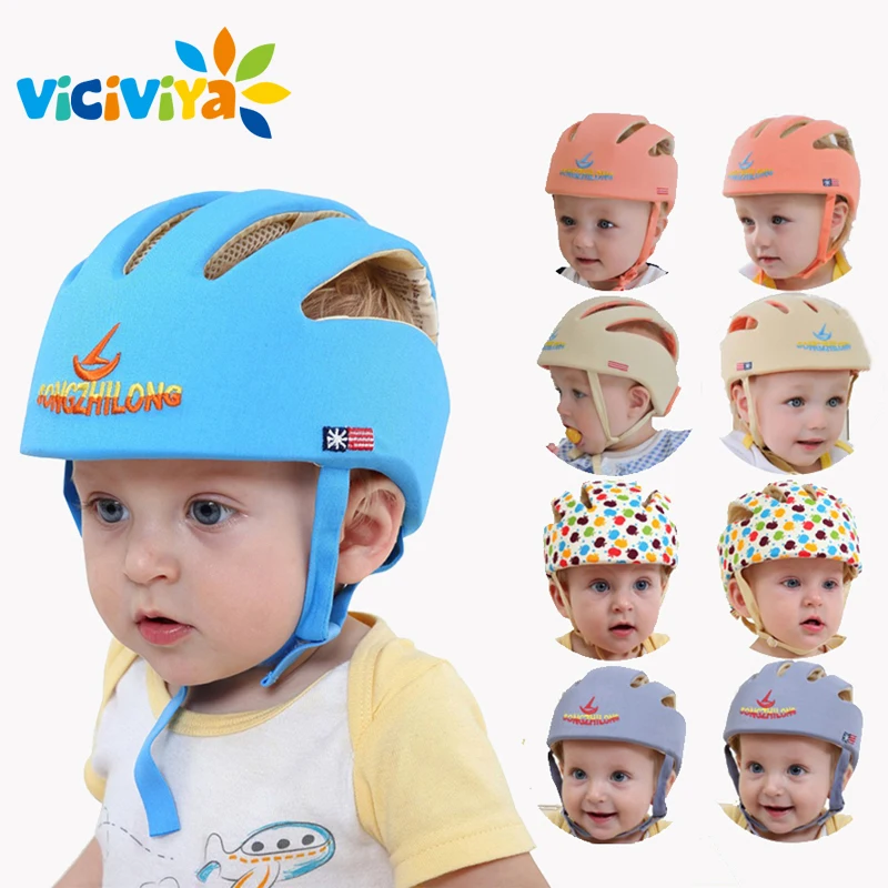Capacete do Bebê Capacete de Proteção para Bebê da Menina de Algodão Capacetes de Segurança para Crianças Bebês da Criança Macias para Meninos Infantil Tampas Meninas