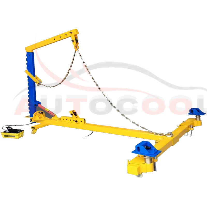 

Save space auto body collision repair frame machine easy using car bench with lifting arm