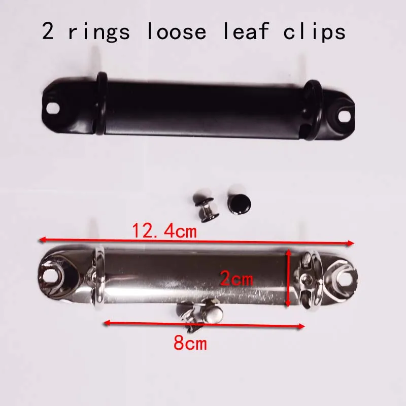

A5 B6 A4 B5 a6 b7 a7 2 rings metal loose leaf clips notebook binder iron ring fittings diy Journal accessories O shape clip