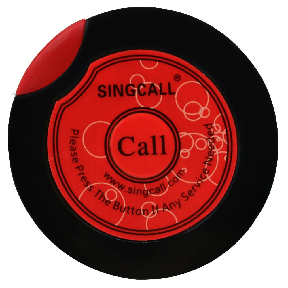 Singcall. беспроводной гостиничный сервис система вызова, для банка, кафе, бар, 1 экран и 10 красные колокольчики