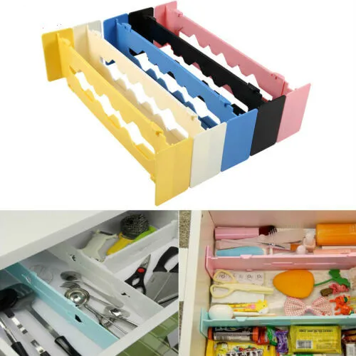 

New Adjustable Clapboard Home Kitchen Drawer Divider Partition Storage Organizer