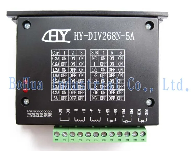 Драйвер шагового двигателя! ЧПУ одноосный TB6600 0,2-5A двухфазный гибридный шаговый двигатель драйвер контроллер