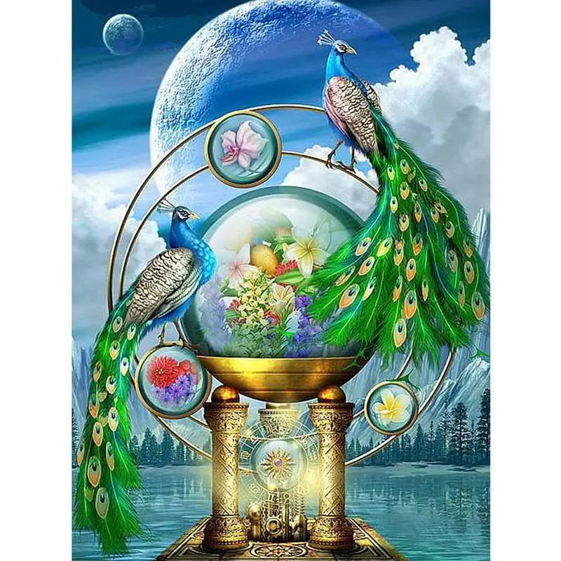 

5D Diamond Painting Full Square Pictures With Rhinestones Animals Cross Stitch Kits Diamond Embroidery For Children