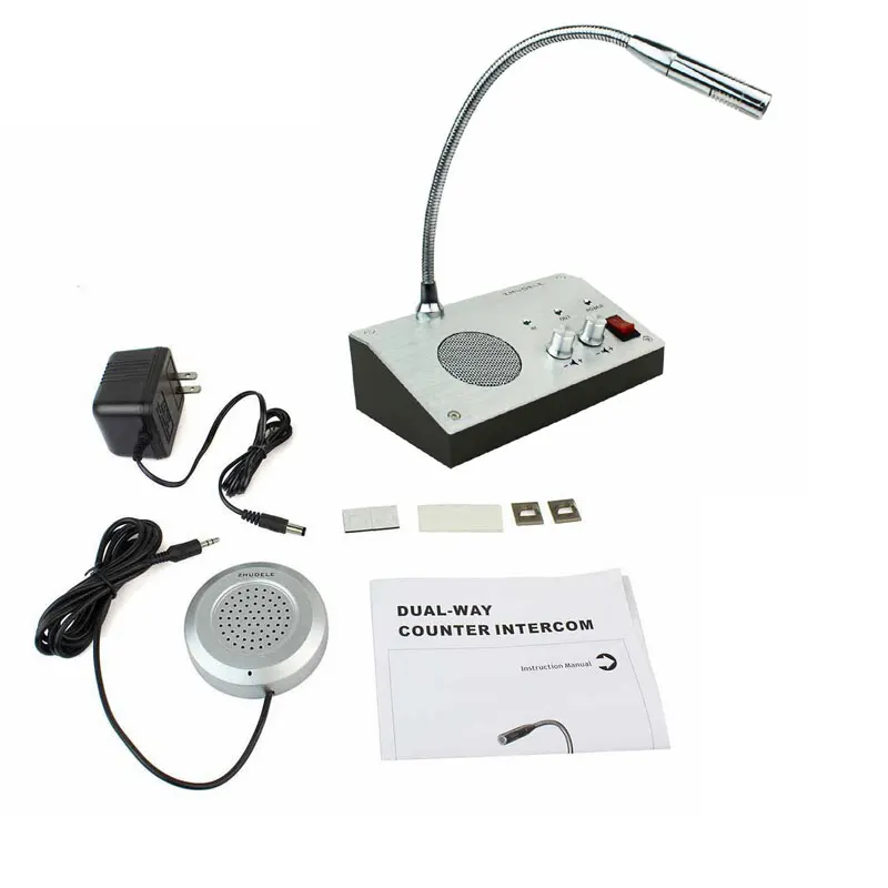 

Bank Intercom Counter Intercom Dual-way Bank/Office/Store/Station Window Counter Intercom Interphone System