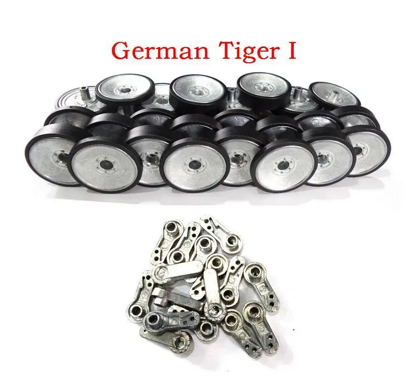 Henglong 3818 1 1/16 немецкий Tiger I RC тяжелый бак обновленные детали стальная коробка передач с мотором/металлической