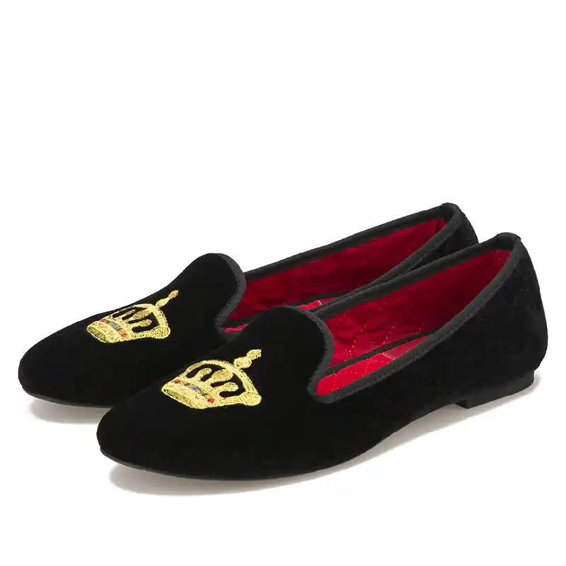 velvet loafers ladies