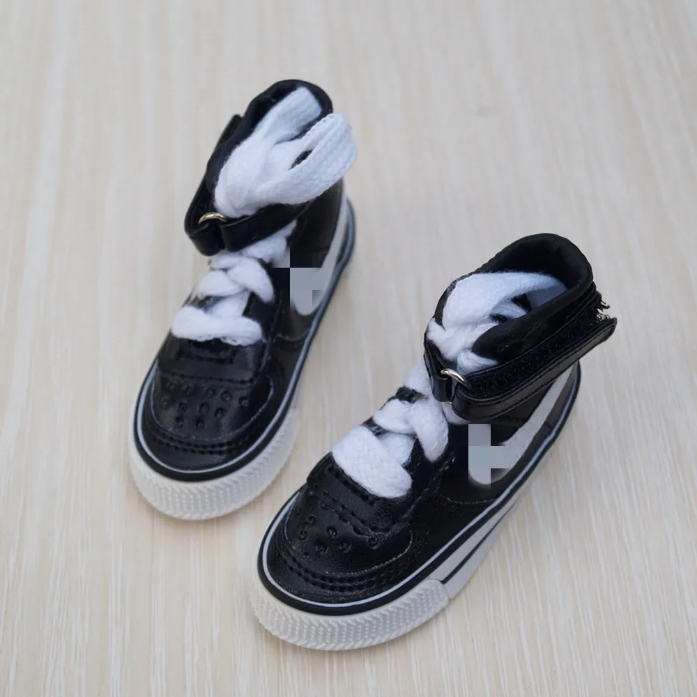 BJ Black Running Shoes Sports Flats NK For 1//4 17/" BJD MSD AOD AS DOD DZ DD DOLL