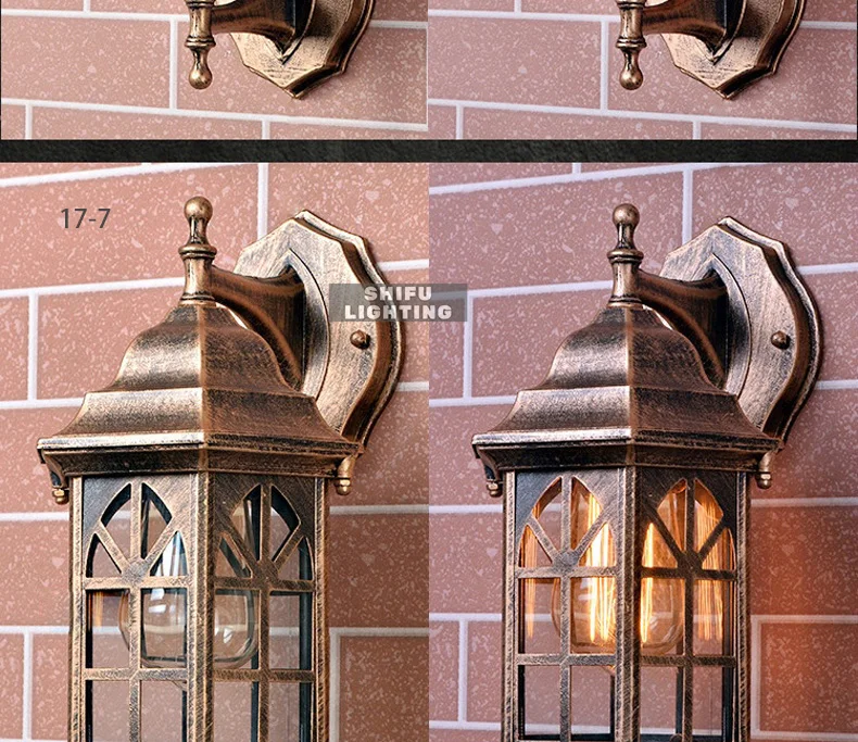 Светодиодный наружный светильник, настенный светильник, наружный светильник, светодиодный Балконный светильник, алюминиевая лампа E27