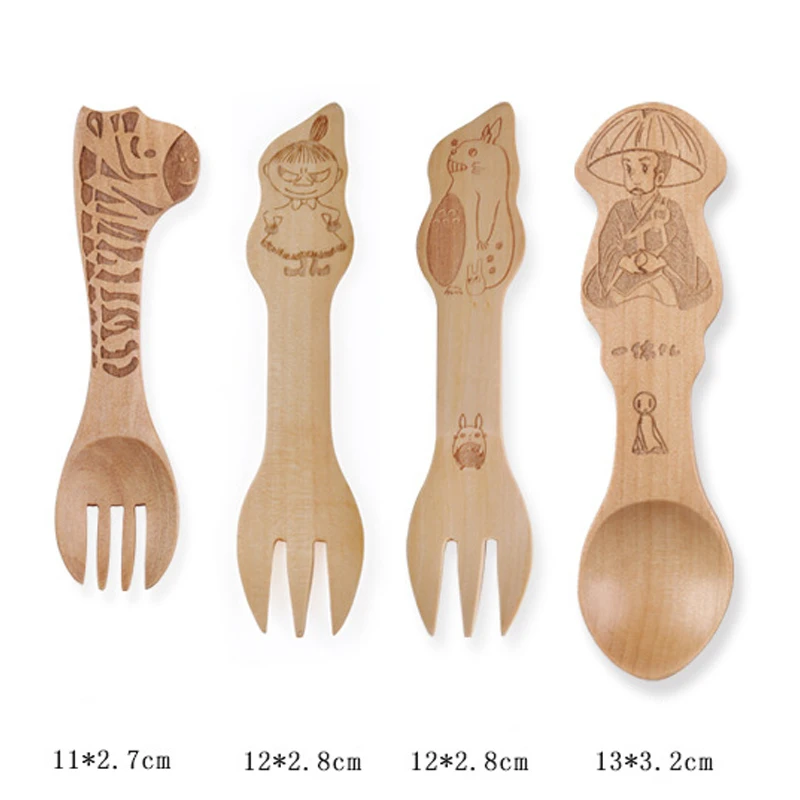 zebra spoon wood