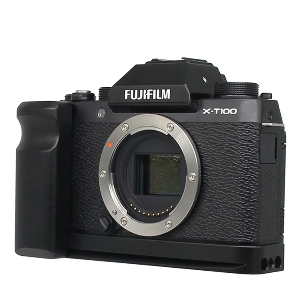 Быстросъемный l-образный кронштейн держатель рукоятки для Fuji Fujifilm X-T100 XT100 камеры, Benro Arca швейцарская головка штатива