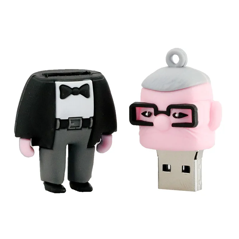 Реальная емкость, мультяшный эльф, семья, USB 2,0, USB флеш-накопитель, 8 ГБ, 16 ГБ, 32 ГБ, 64 ГБ, эльф, семейная карта памяти, накопитель, флешка