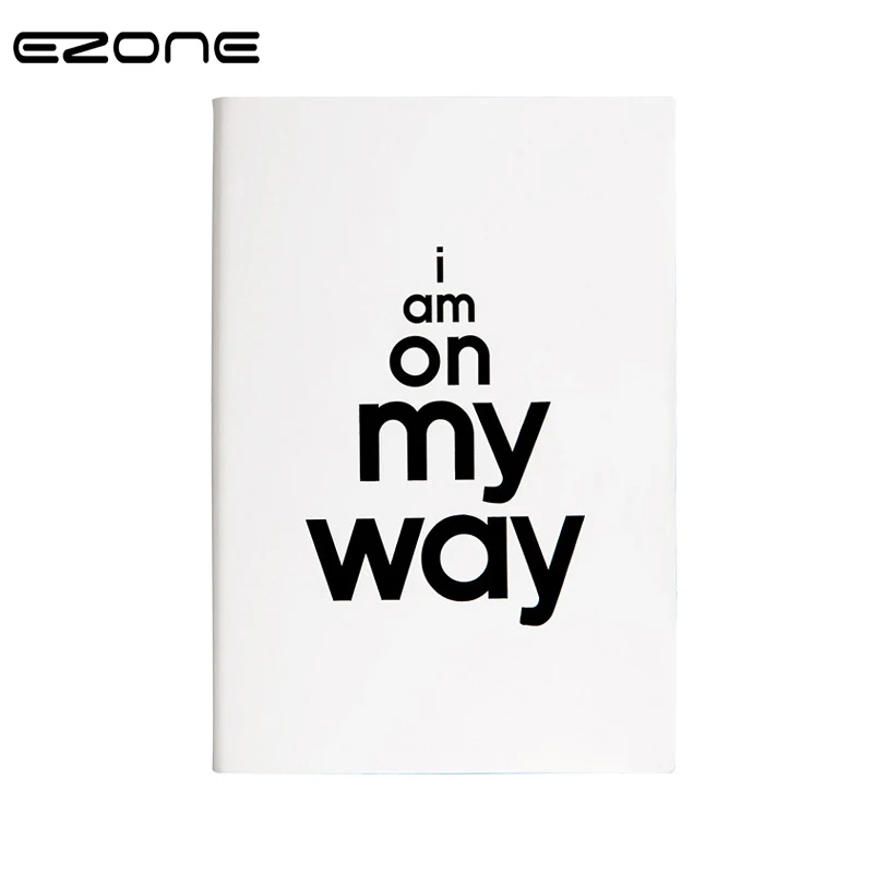 

EZONE Simple Black White Note Book A5 Hardcover Gift Cute Zebra Letter Planner Notebook Sketchbook Travel Journals School Supply