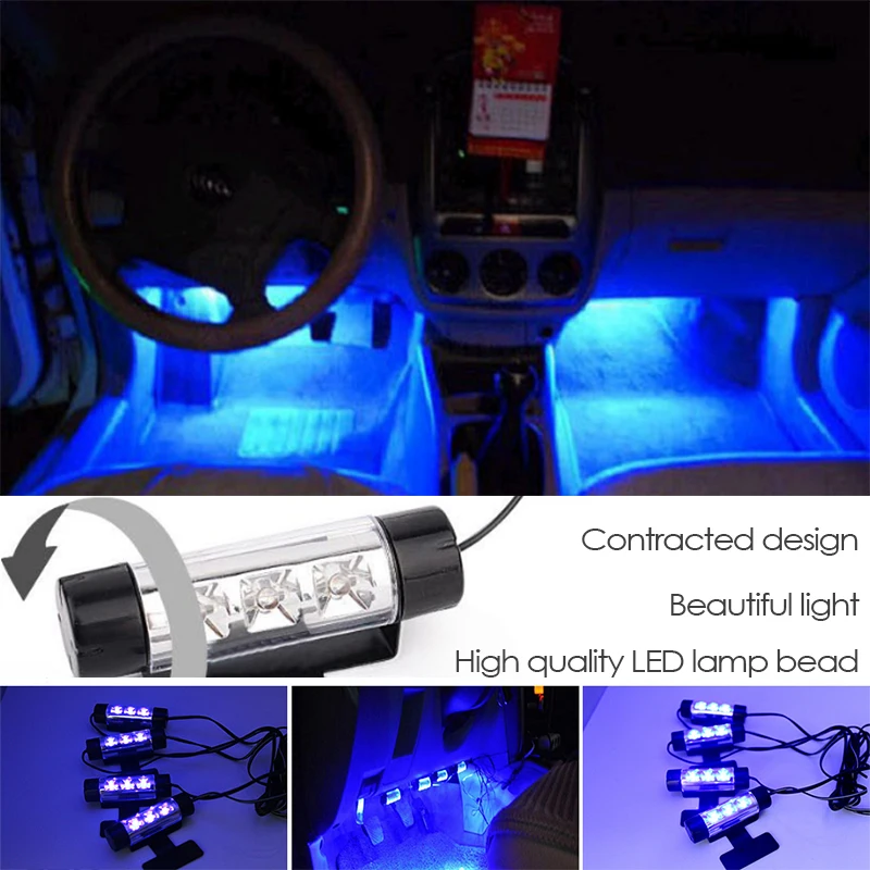 LENTAI 1Set Car Interior LED Atmosphere Lamp Flexible Light For Mercedes W205 W203 Volvo XC90 S60 XC60 V40 Alfa Romeo 159 156