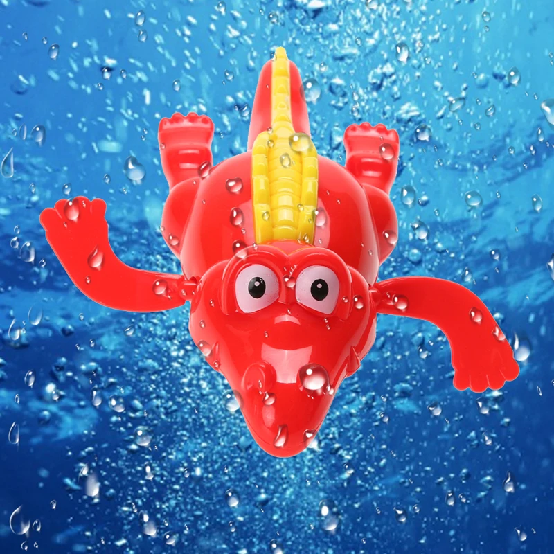 Детская игрушка для купания забавная заводная игрушка с брызгалкой для детской ванны, плавание игрушка крокодил для детей развивающие игрушки