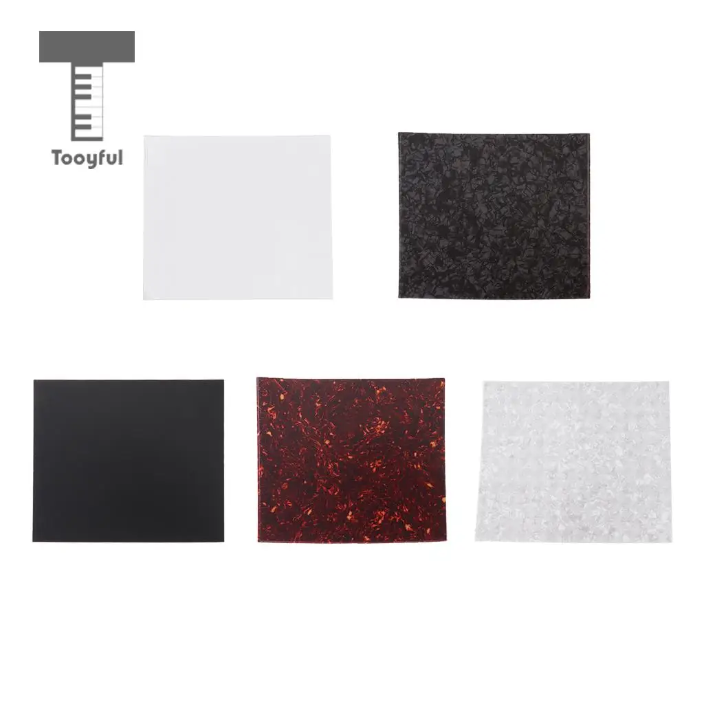 Tooyful 5 Color Electric Guitar Pickguard Scratch Guitar Material Blank Plate  #1
