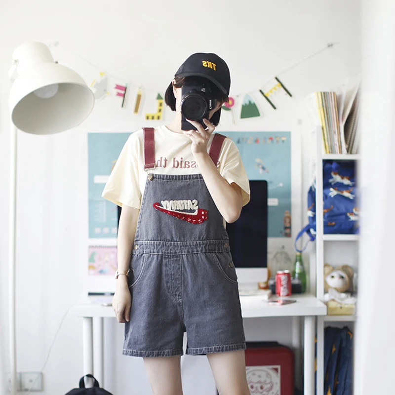 Летние повседневные короткие джинсовые шорты модный дизайн SATUHNY свободный