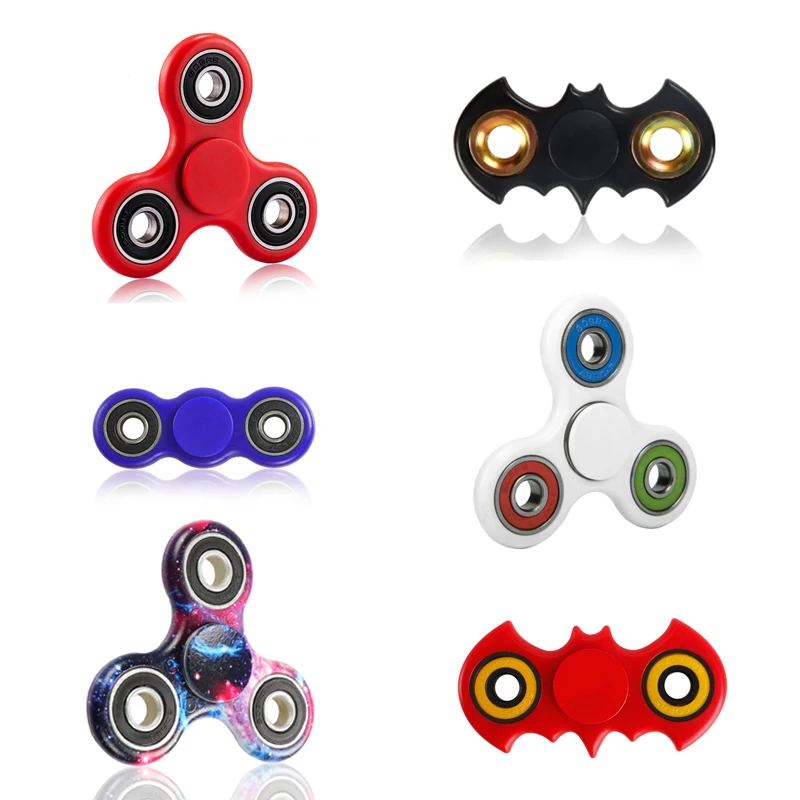 Tri Spinner Fidget Toy Plastic EDC Batman Hand Spinner EDC Sensory Fidget Spinners Fidget Top Handspinner