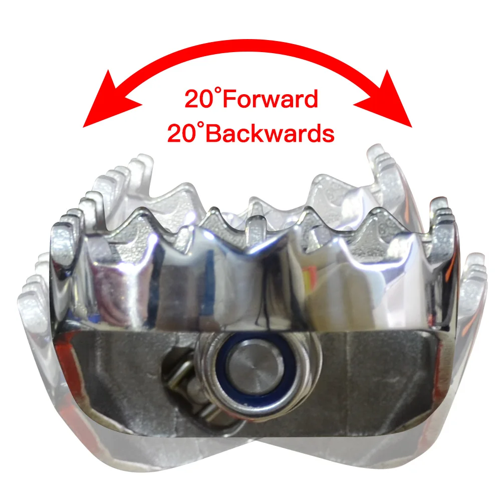 Stainless Foot Pegs FootRest Footpegs For BMW R1200GS Adventure 2013 2014 R1150GS ADV 00-05 F/G650GS 00-12 F700 800GS F650 08-12