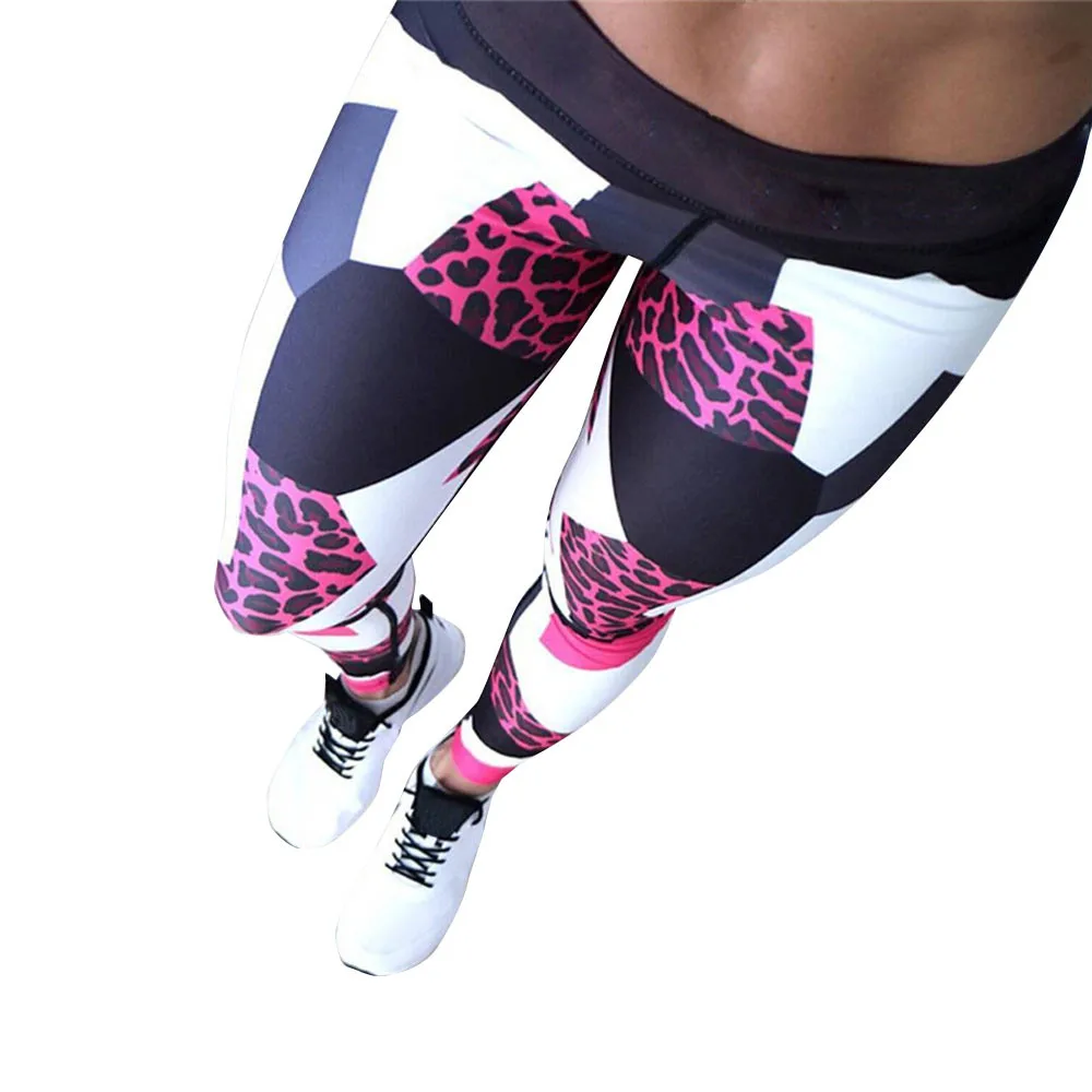 

Sexy Leopard Print Womens Leggings For Bodybuilding Fitness High Waist Big Size Women Sheath Push Up Trousers Lady Leggins 2019
