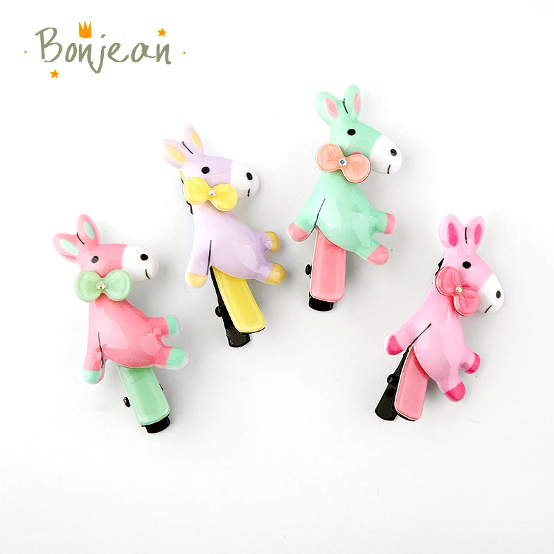 New Horses Kids Girls Hairgrips Animals Hairpins Baby Girls Hair