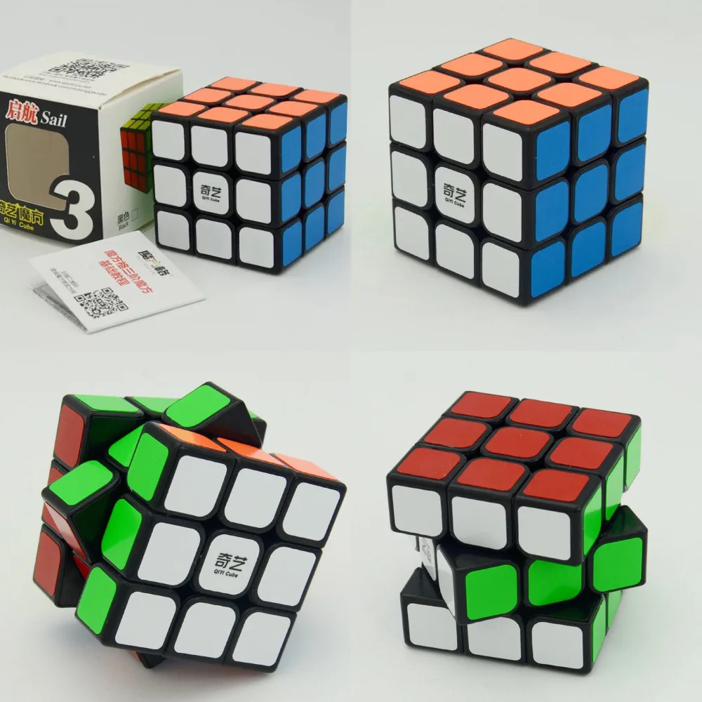 Qiyi 2x2 3x3 4x4 5x5 магический куб QidiS WarriorW QiyuanS QizhengS speed Cube 4 шт. набор Brithday Подарок обучающая игрушка