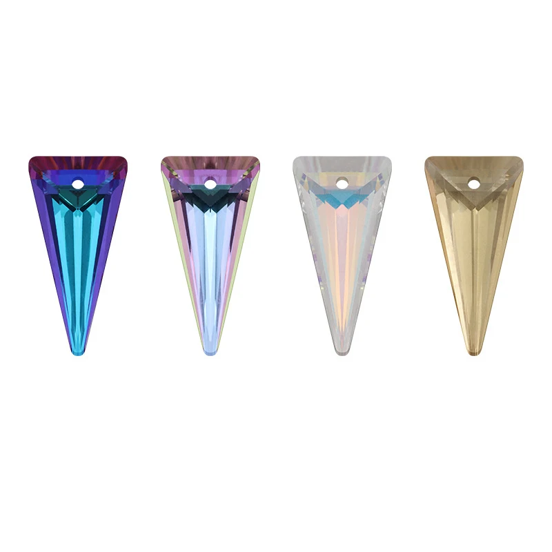 

2pcs Colours Grass Crystal Del Operator Charms Pendant High Quality Twinkling Rhinestone Beads For Making Jewelry Accessories