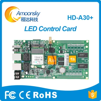 

HD-A30+ Full color led control Card Asynchronous control card for rgb led advertising display controller card original factory