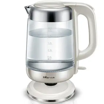 

1800W Household Electric Kettle 1.7L Large Capacity High Boron Silicon Glass Health Teapot Automatic Power Off Anti-dry